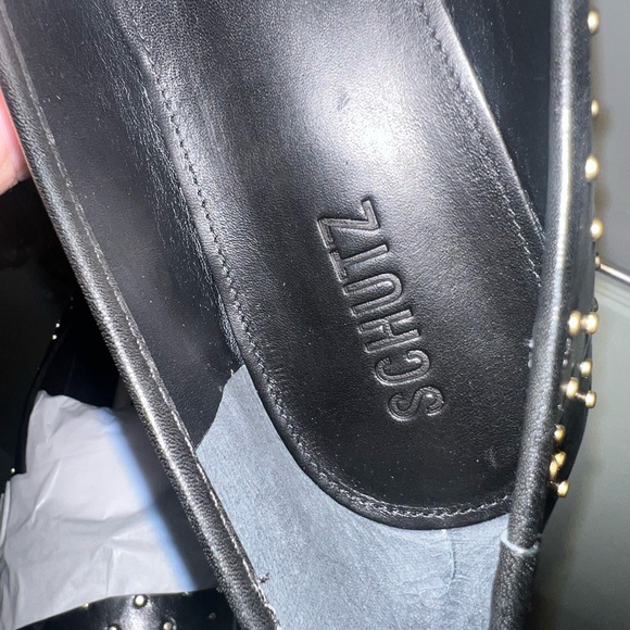 New Schultz Black Studded Ballet Flats Size Retails $179 - Picture 9 of 9